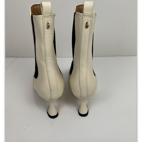 Sam Edelman Lani Women's Boots White cream black 7.5 - Picture 4 of 11